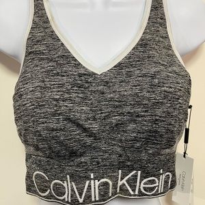 BNWT Calvin Klein Sport Bra Gray size XL